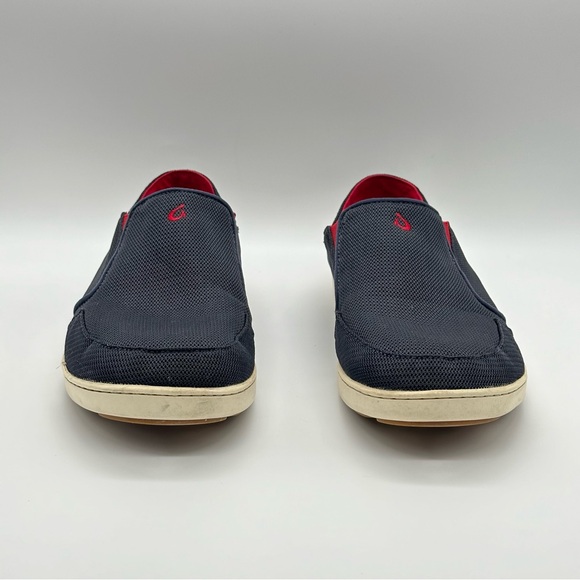 Olukai Nohea Mesh Navy Shoes Drop-In Heel Lightweight Sneaker Mens Sz 13 Slip On - Picture 2 of 9